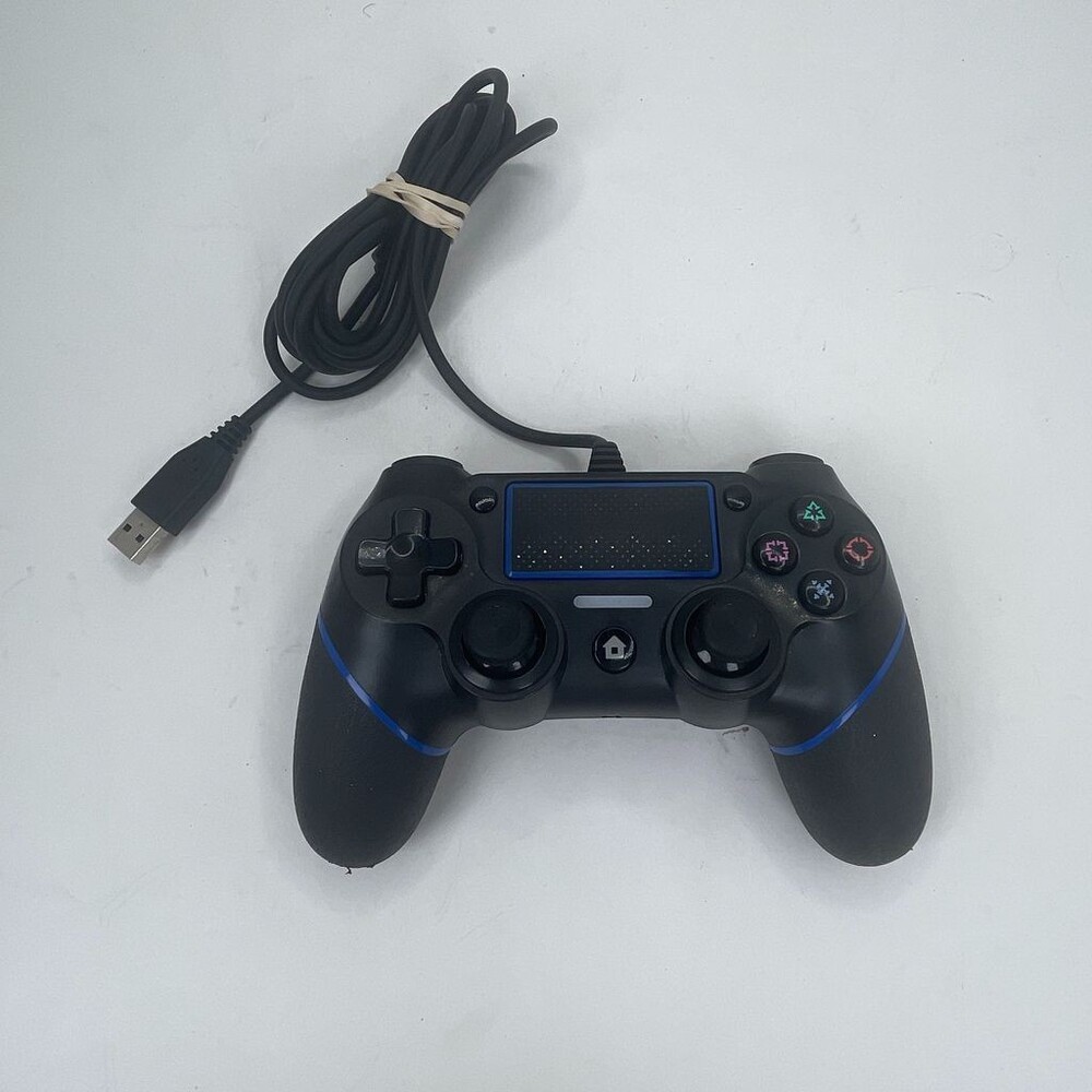 3rd Party Black PlayStation 4 Wired USB PS4 Gamepad   Controller